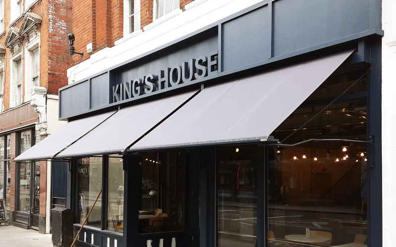 Kings House Victorian awnings