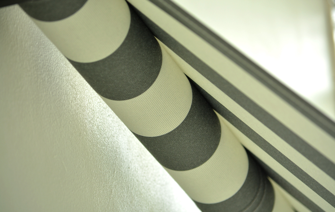 Stripes Fabric with Roller for awnings