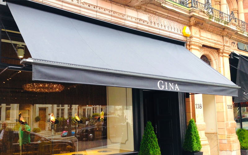 Branded Awning for Gina