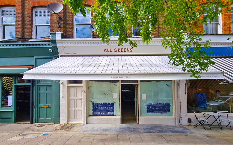 Traditional Awnings for Shops in London