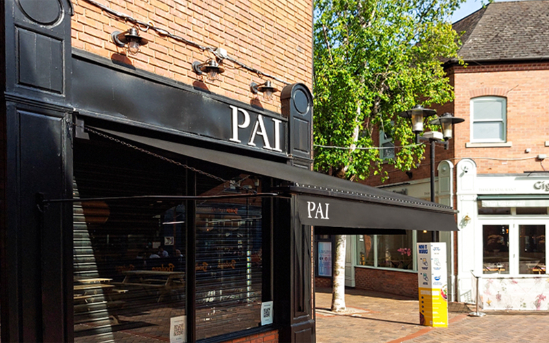 Shop Front Restaurant Awnings