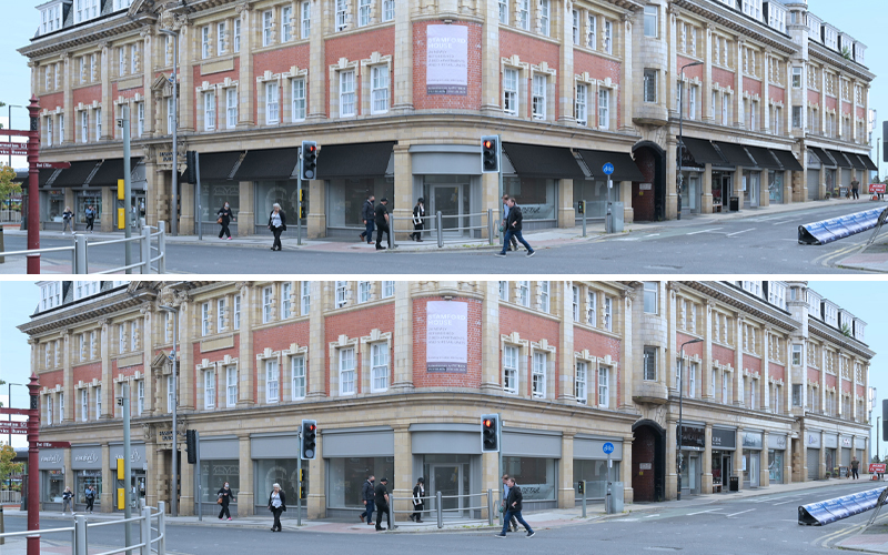 Awning before and After