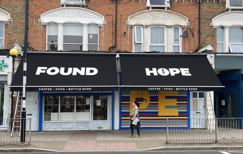 Traditional Awnings for Found Hope