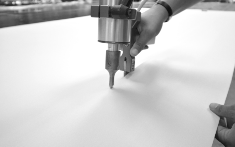 Cutting Fabric Manufacture Photography