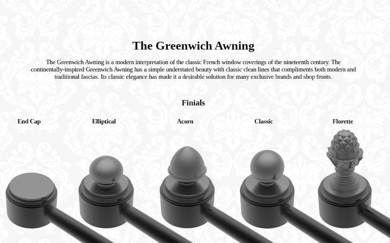 Awning Customisation Available at The Victorina Awning Company