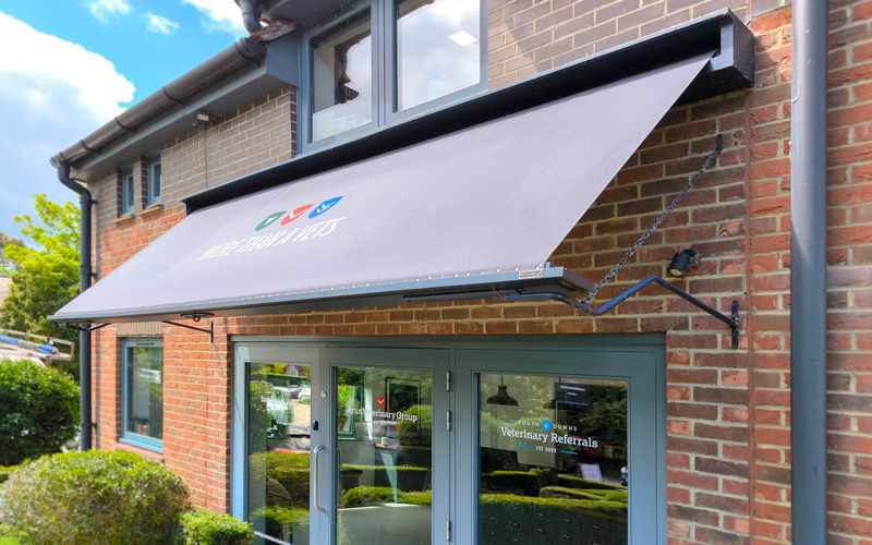 Bespoke Awning Arun Vet