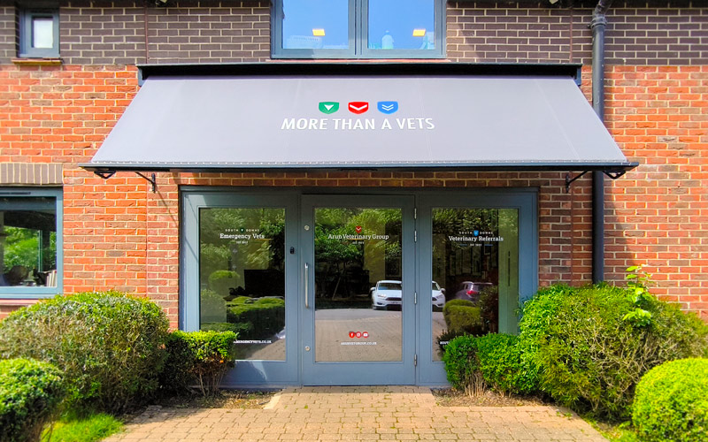 Branded Awning Arun Vet