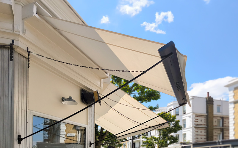 Victorian Awning Recover, Abbey Road