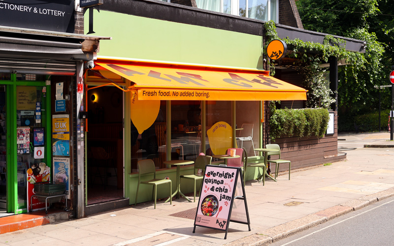 Branded Victorian Awning, Primrose Hill
